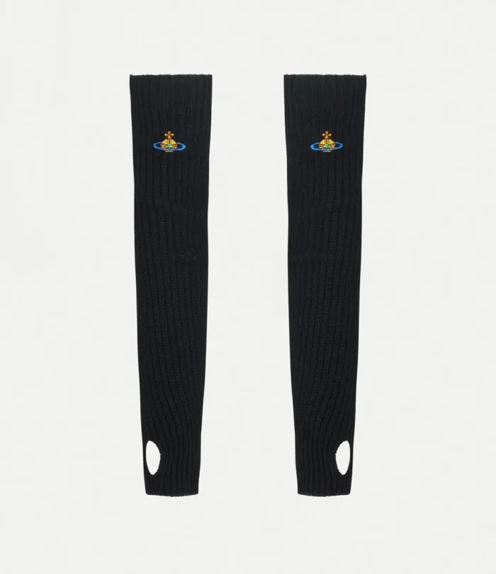 Other Accessories Men Vivienne Westwood Fisherman Arm Warmers In Black
