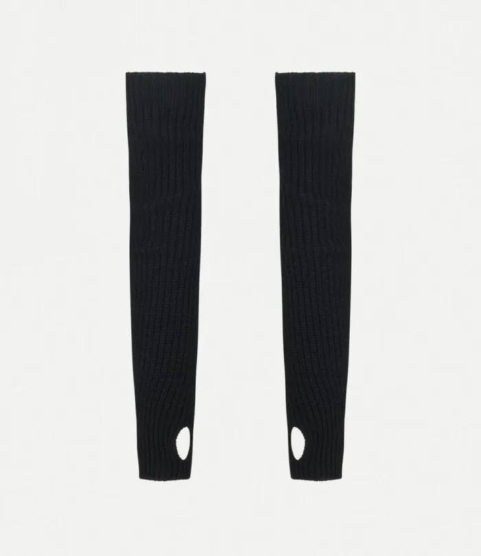 Other Accessories Men Vivienne Westwood Fisherman Arm Warmers In Black