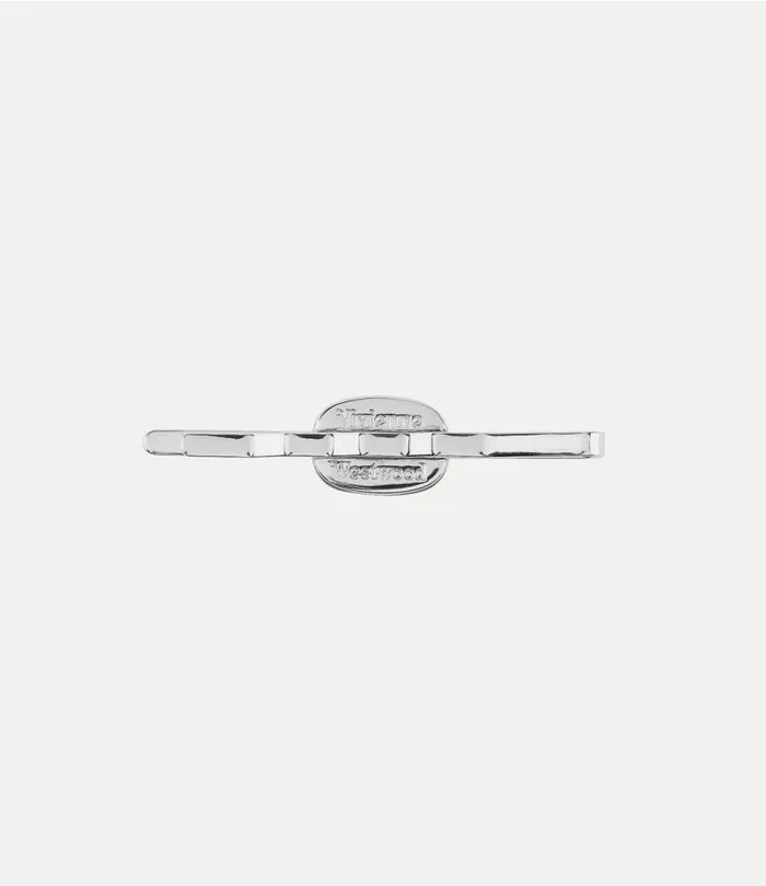 Other Accessories Men Vivienne Westwood Man Denver Tie Clip In PlatinumGreyMop