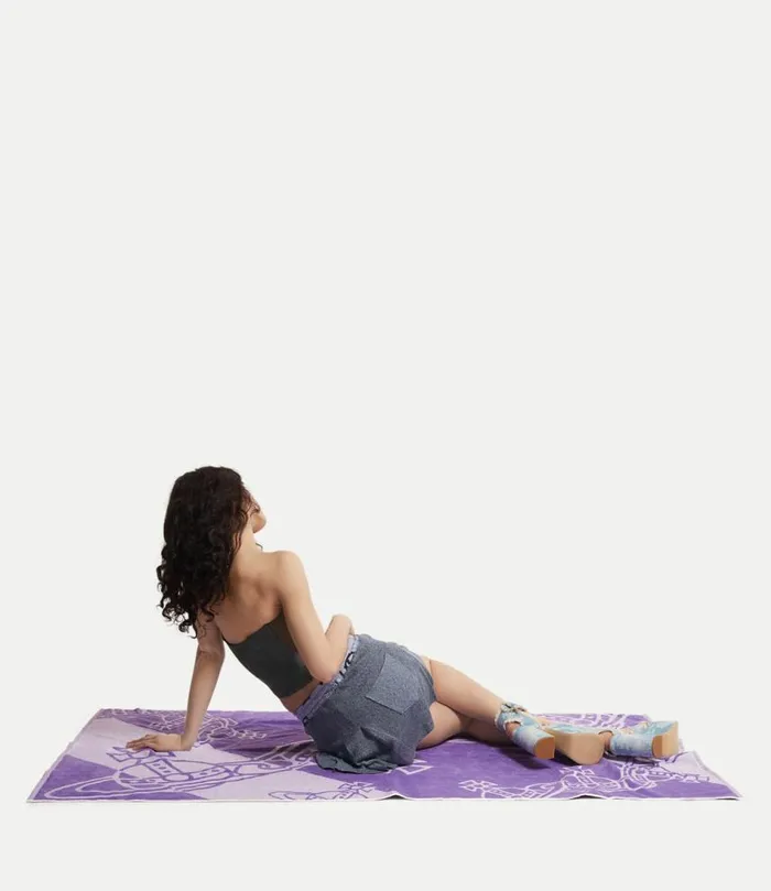 Other Accessories WomenMen Vivienne Westwood Chain Orb Beach Towel In Lilac