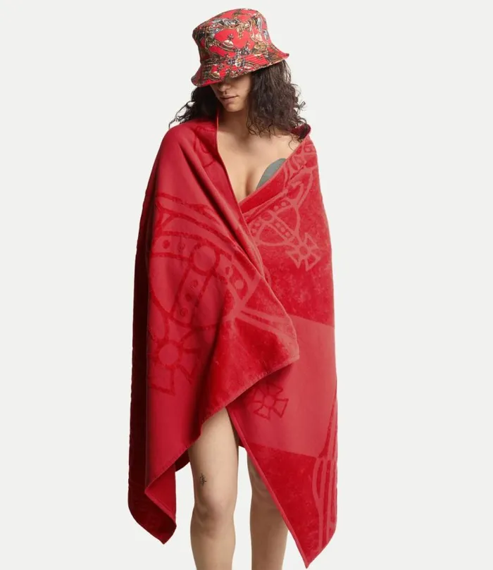 Other Accessories WomenMen Vivienne Westwood Chain Orb Beach Towel In Red