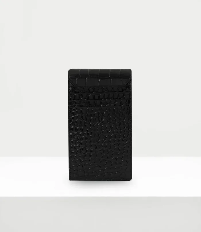 Other Accessories WomenMen Vivienne Westwood Crocodile Phone Bag In Black
