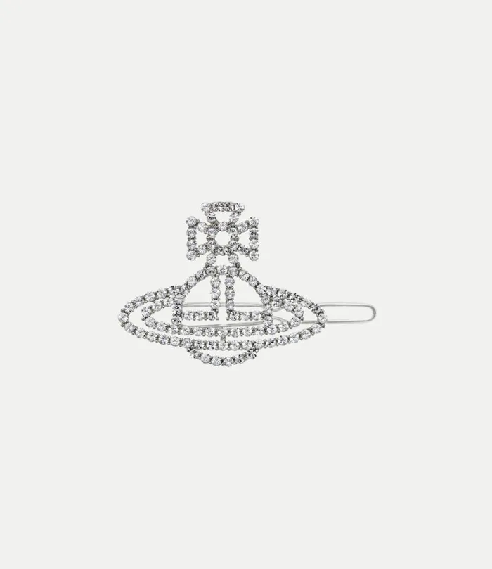 Other Accessories Women Vivienne Westwood Annalisa Large Hair Clip In PlatinumCrystalCrystal Other Accessories Women Vivienne Westwood Annalisa Large Hair Clip In PlatinumCrystalCrystal
