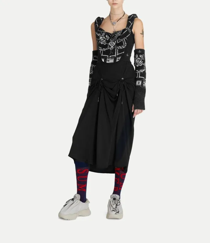 Other Accessories Women Vivienne Westwood Armour Arm Warmers In AshWhite