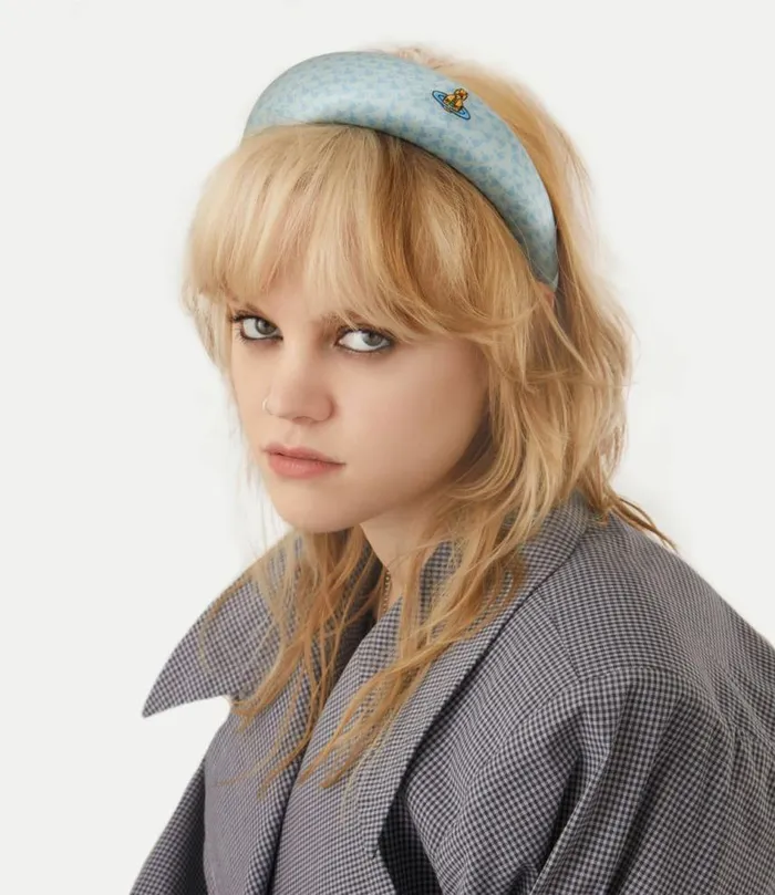 Other Accessories Women Vivienne Westwood Hilma Silhouette Orb Hairband In Lavender