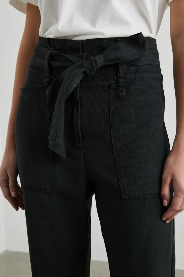 Pants and Shorts Women Rails Achilles Pant Washed Black