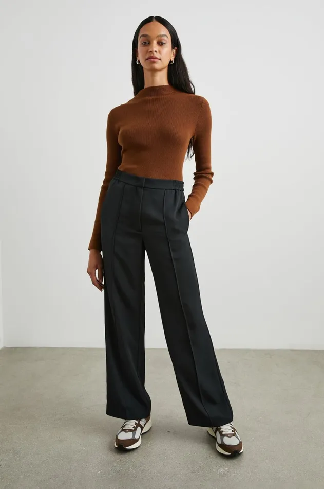 Pants and Shorts Women Rails Alta Pant Shiny Black
