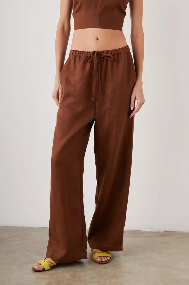 Pants and Shorts Women Rails Emmie Pant Cacao