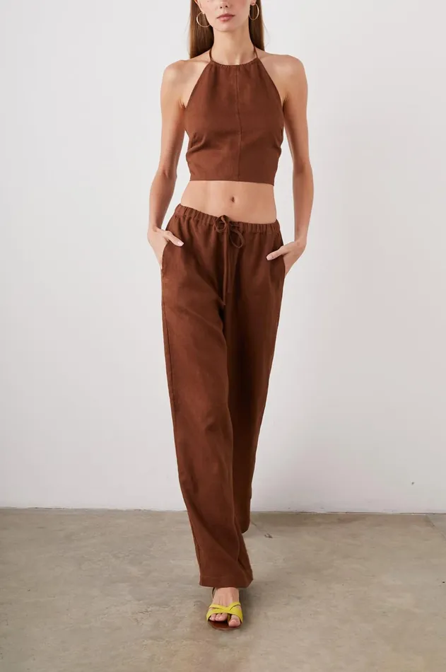 Pants and Shorts Women Rails Emmie Pant Cacao