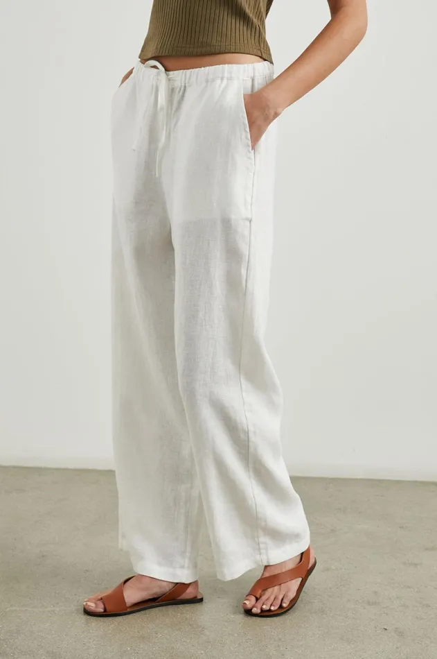 Pants and Shorts Women Rails Emmie Pant White