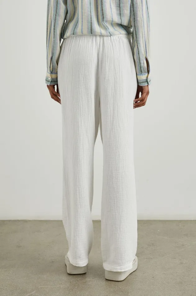 Pants and Shorts Women Rails Emmie Pant White Gauze