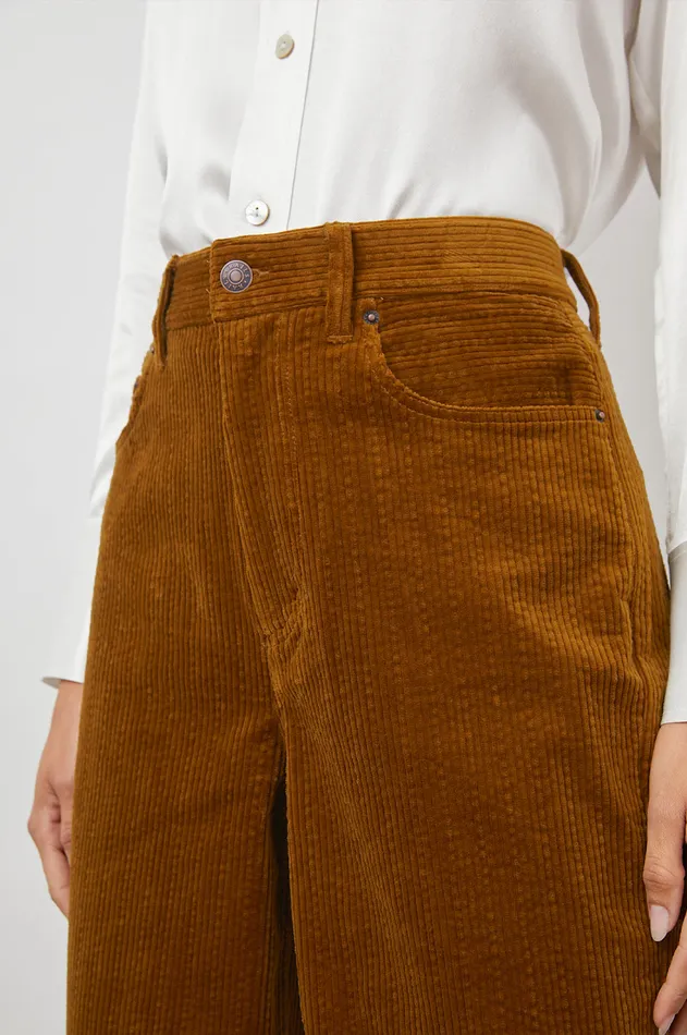 Pants and Shorts Women Rails Getty Wide Leg Ground Cinnamon