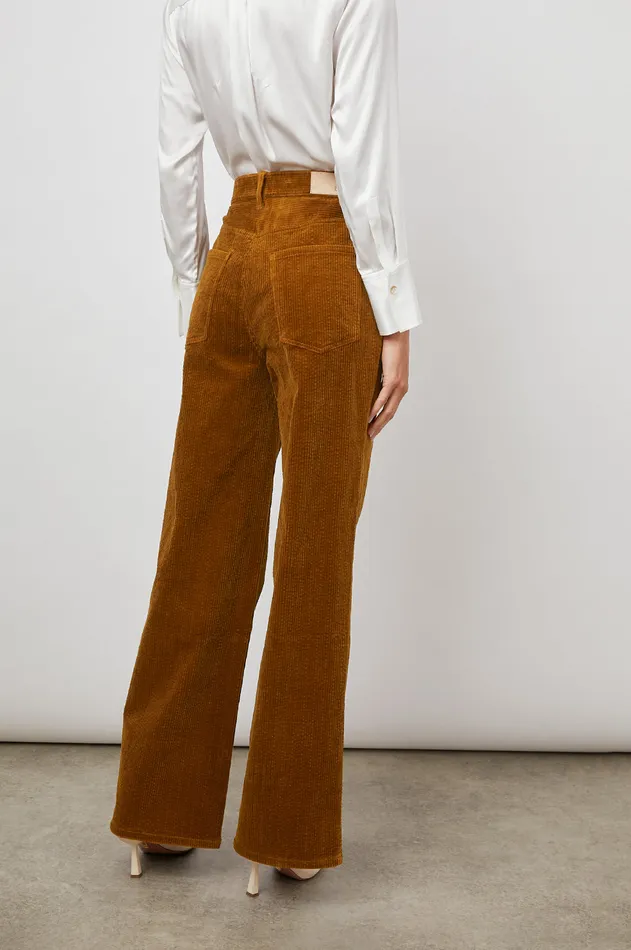 Pants and Shorts Women Rails Getty Wide Leg Ground Cinnamon