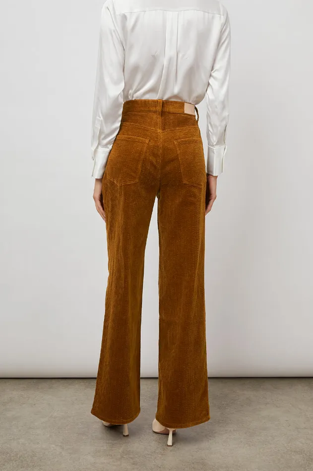Pants and Shorts Women Rails Getty Wide Leg Ground Cinnamon