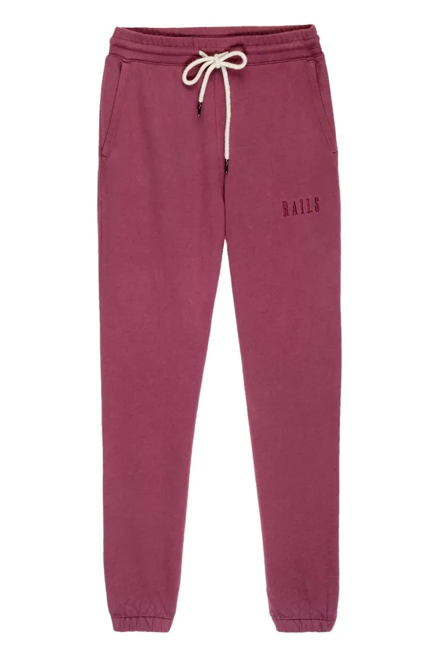 Pants and Shorts Women Rails Kingston Sweatpant Cranberry