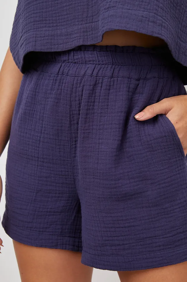 Pants and Shorts Women Rails Leighton Short Admiral Blue