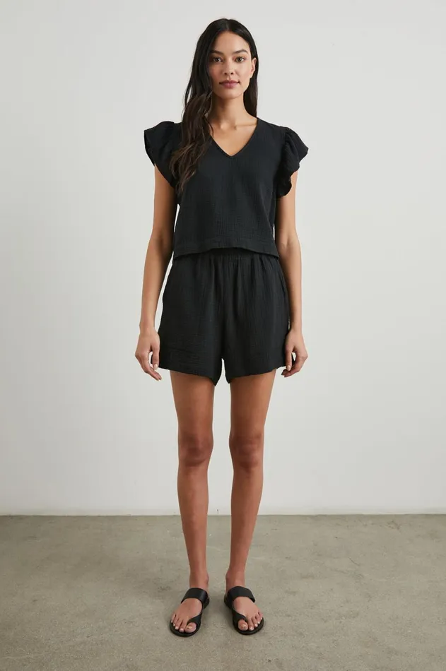 Pants and Shorts Women Rails Leighton Short Black