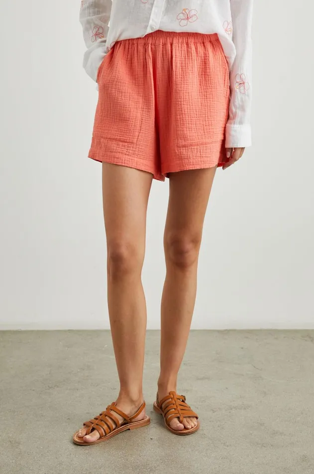 Pants and Shorts Women Rails Leighton Short Papaya
