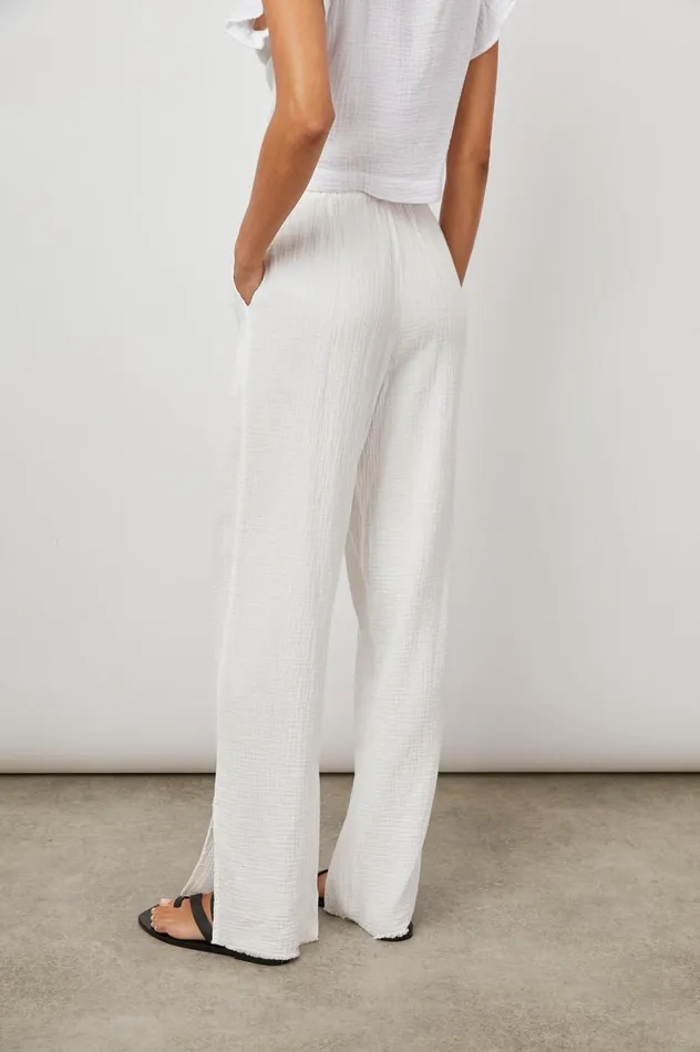 Pants and Shorts Women Rails Leon Pant White