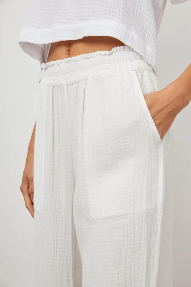 Pants and Shorts Women Rails Leon Pant White