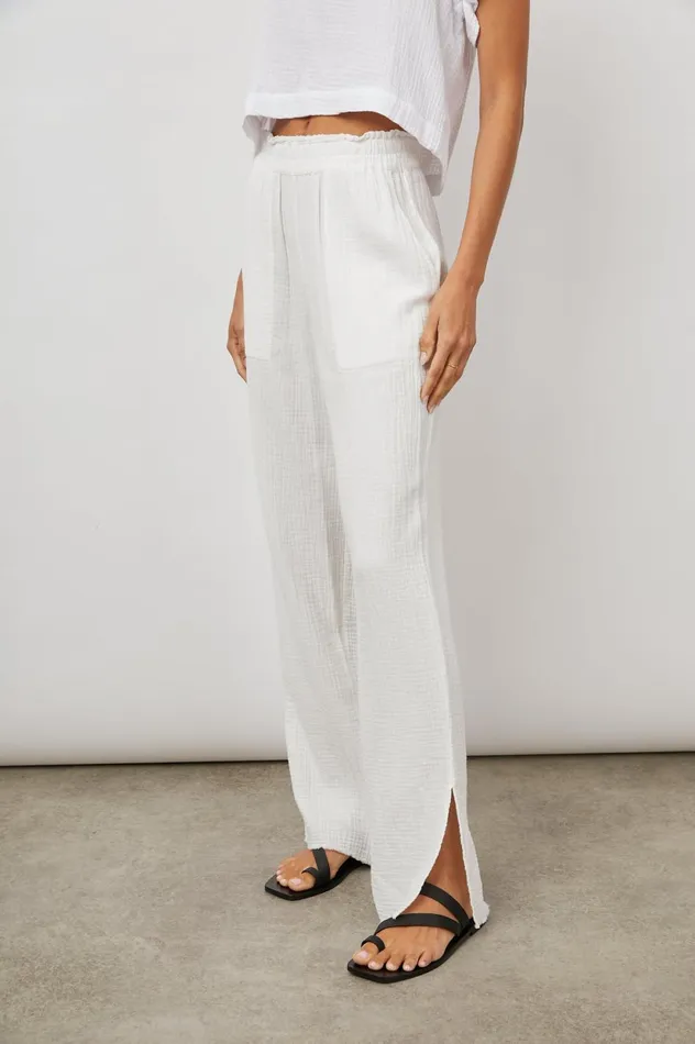Pants and Shorts Women Rails Leon Pant White