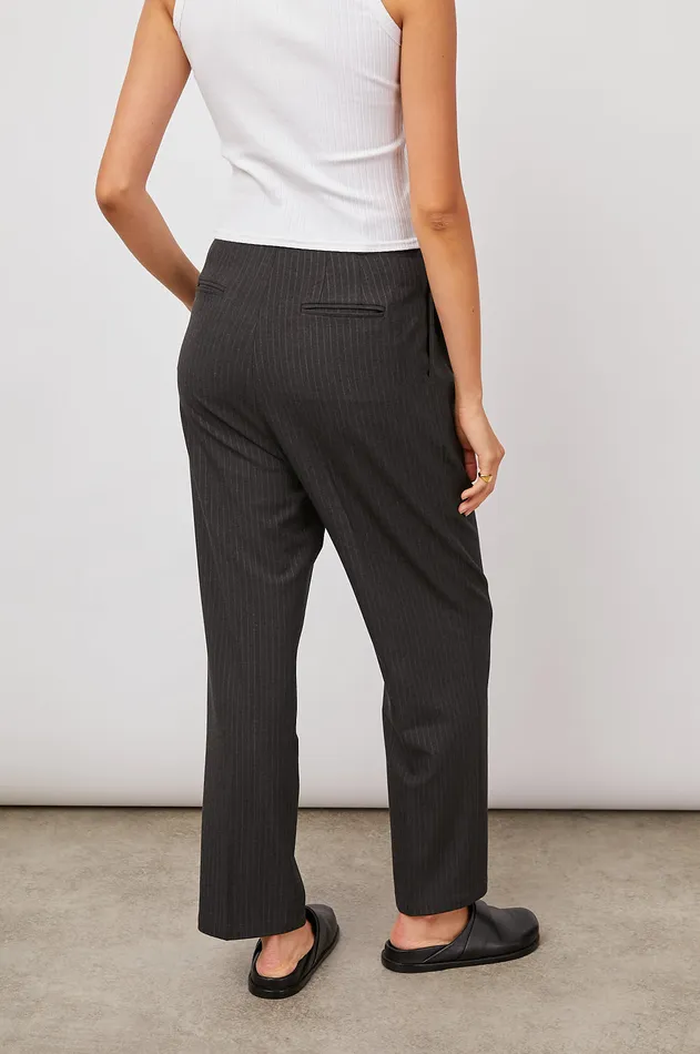 Pants and Shorts Women Rails Tay Pant Charcoal Pinstripe