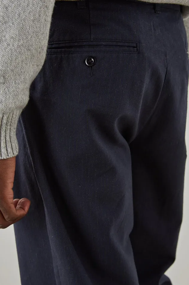 Pants Men Rails Marcellus Pant Navy Charcoal Pin Stripe