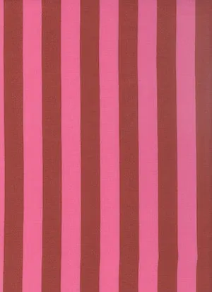 Paulina Caftan Thick Stripe Pink Women Natalie Martin Dresses