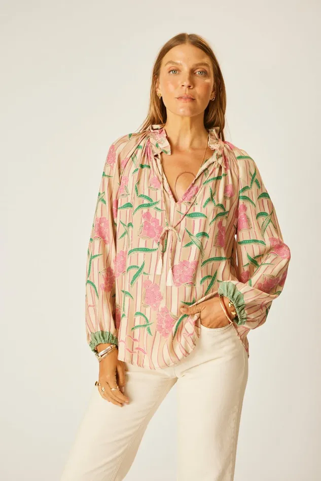 Penny Blouse Chamomile Rose Women Natalie Martin Tops