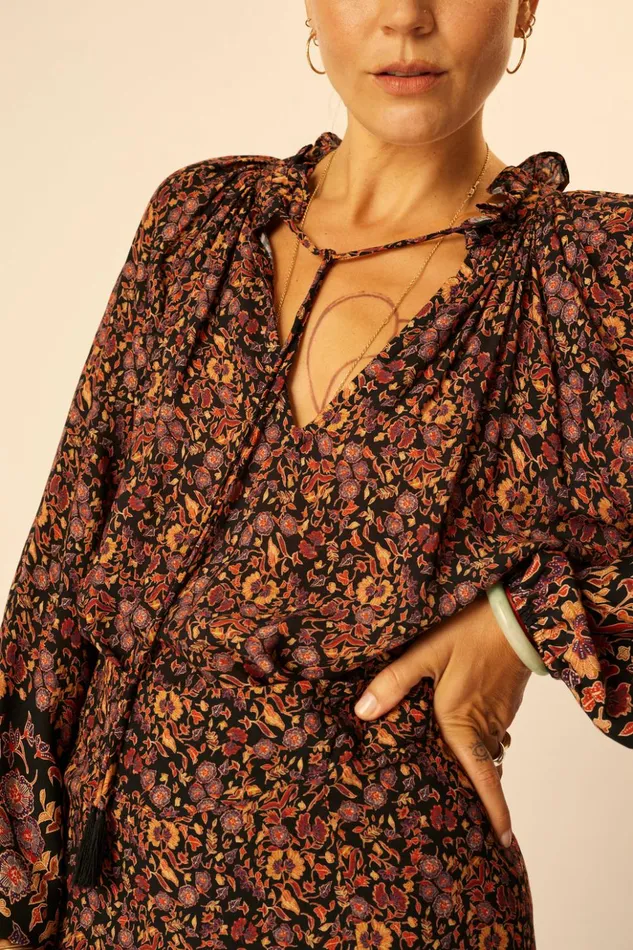 Penny Blouse Petite Fleur Noire Women Natalie Martin Tops