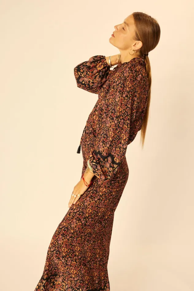 Penny Blouse Petite Fleur Noire Women Natalie Martin Tops