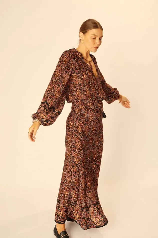 Penny Blouse Petite Fleur Noire Women Natalie Martin Tops