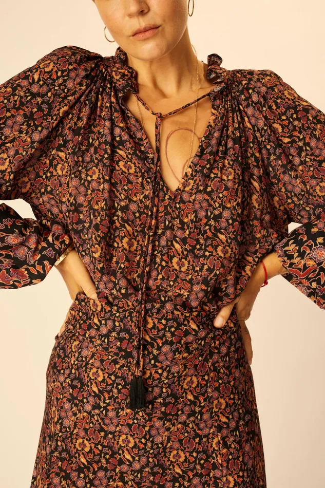 Penny Blouse Petite Fleur Noire Women Natalie Martin Tops