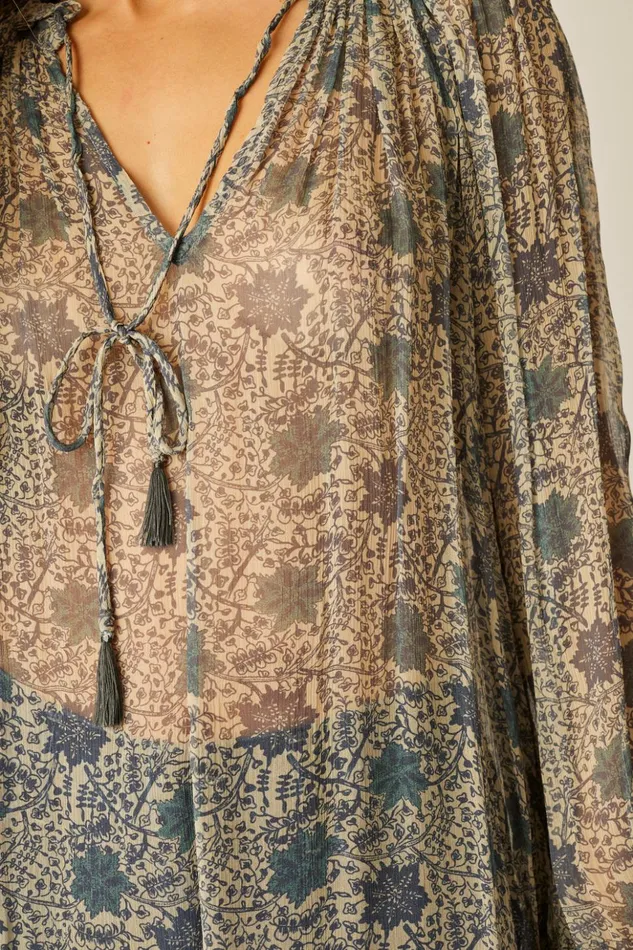Penny Blouse Snowflake Sea Women Natalie Martin Tops
