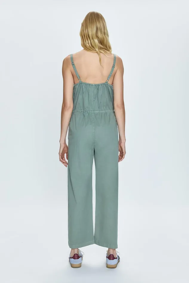Pistola Denim Adela Wide Leg Sleeveless Jumpsuit 8211 Bluff Women Jumpsuits and Rompers