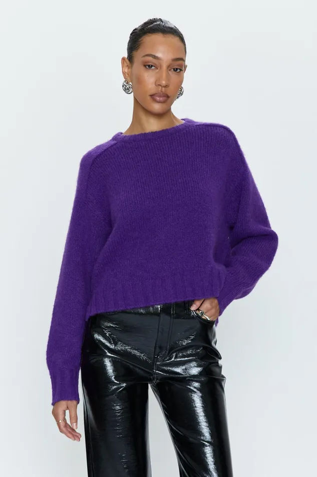 Pistola Denim Adina Every Day Sweater 8211 Lila Purple Women Sweaters and Knits Pistola Denim Adina Every Day Sweater 8211 Lila Purple Women Sweaters and Knits