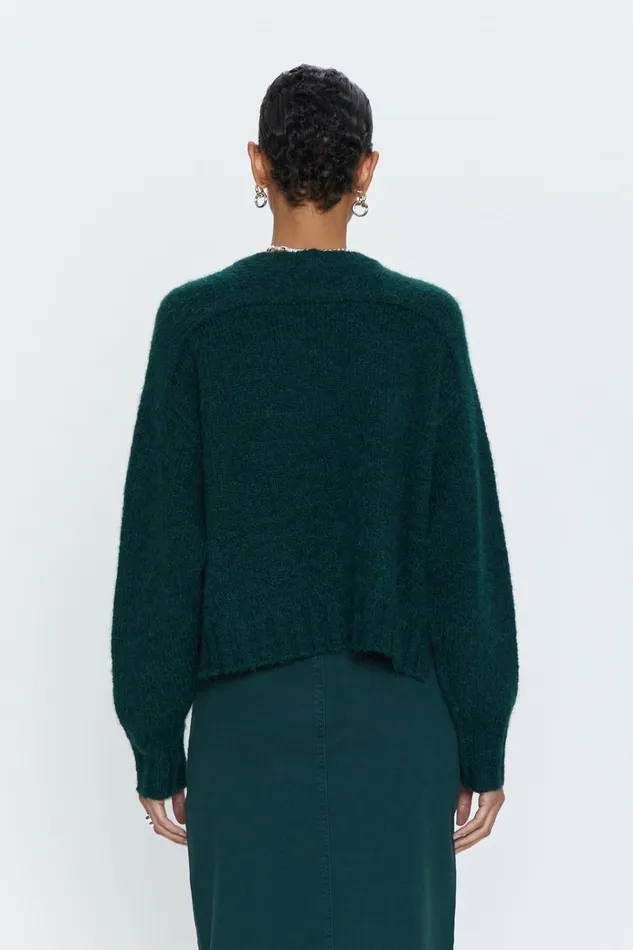Pistola Denim Adina Every Day Sweater 8211 Pine Women Sweaters and Knits