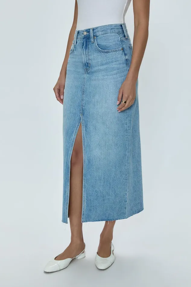 Pistola Denim Alice Midi Skirt 8211 Brooklyn Women Denim