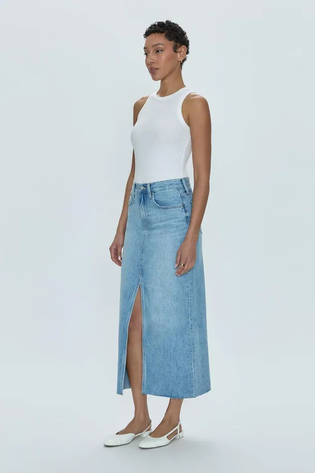 Pistola Denim Alice Midi Skirt 8211 Brooklyn Women Denim
