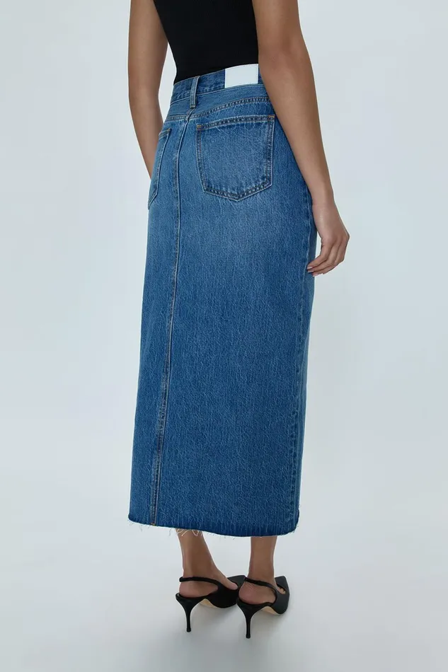 Pistola Denim Alice Midi Skirt 8211 Maui Women Denim