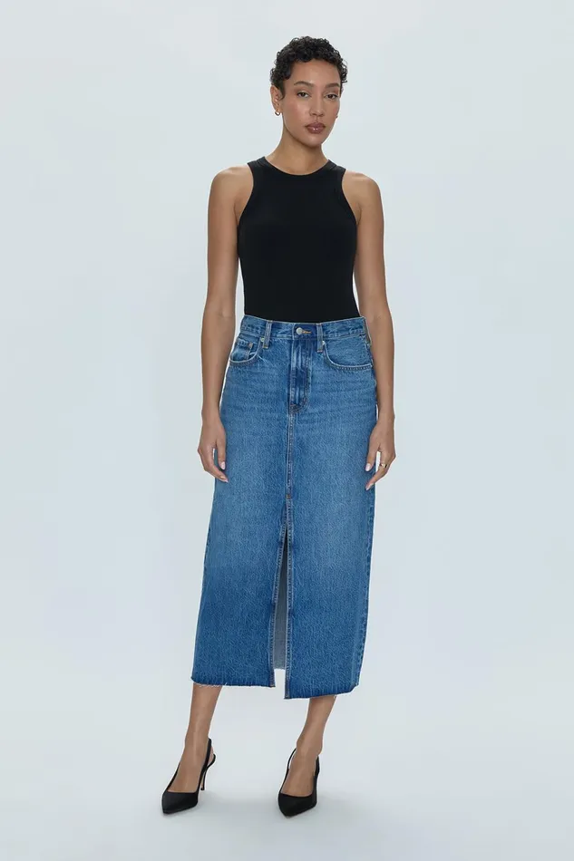 Pistola Denim Alice Midi Skirt 8211 Maui Women Denim