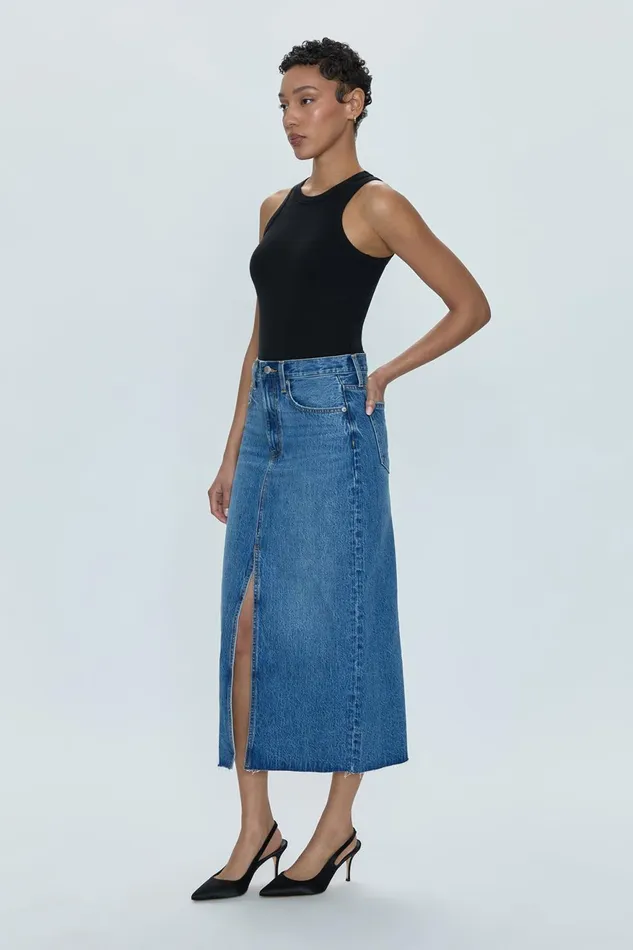Pistola Denim Alice Midi Skirt 8211 Maui Women Denim