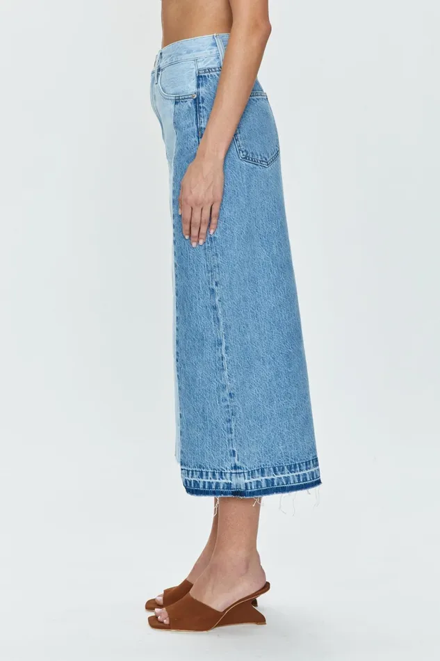 Pistola Denim Alice Midi Skirt 8211 Spliced Palais Women Denim