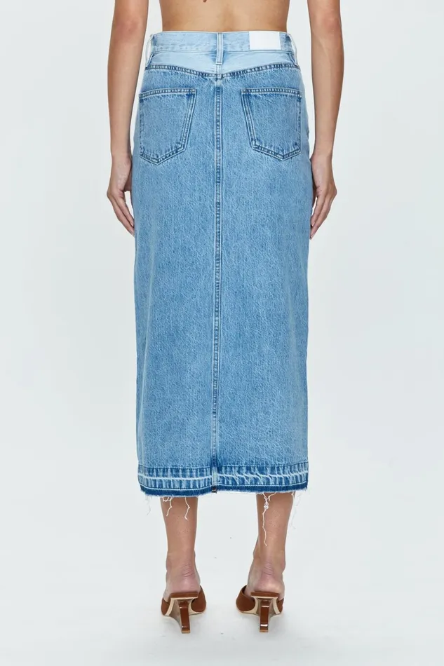 Pistola Denim Alice Midi Skirt 8211 Spliced Palais Women Denim