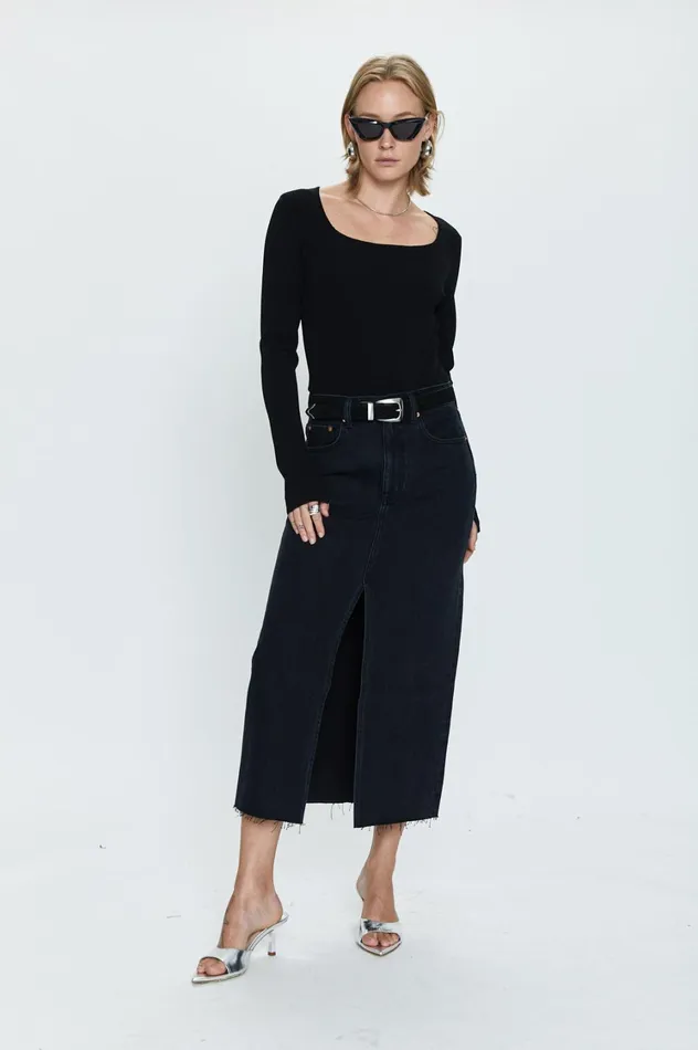 Pistola Denim Alice Midi Skirt 8211 Underground Women Denim