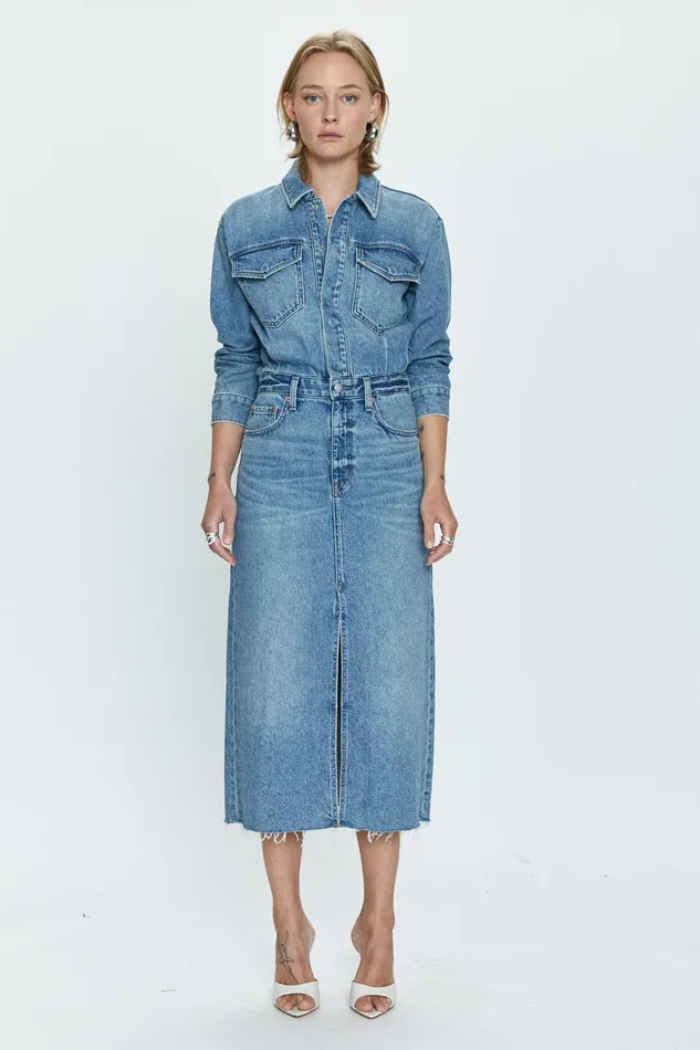 Pistola Denim Amira Midi Dress 8211 Marcel Women Denim