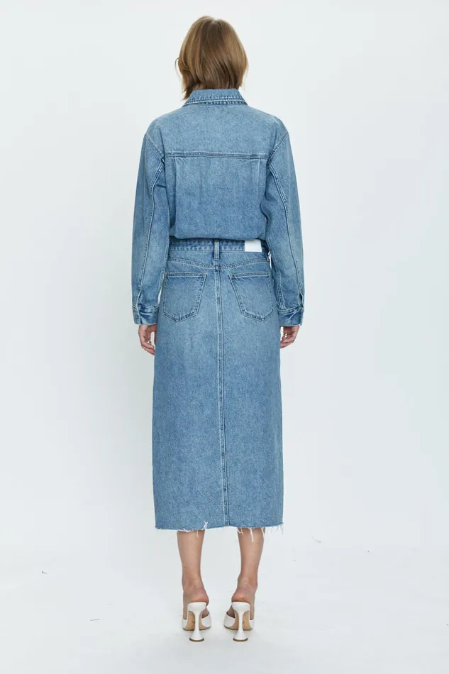 Pistola Denim Amira Midi Dress 8211 Marcel Women Denim