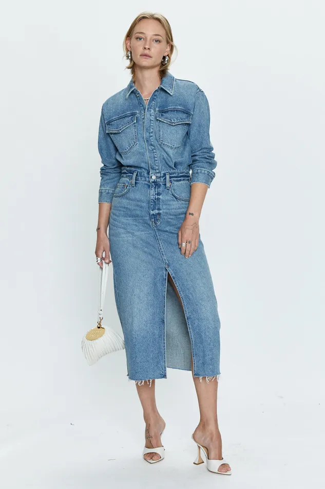 Pistola Denim Amira Midi Dress 8211 Marcel Women Denim