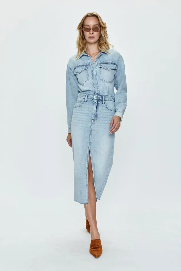 Pistola Denim Amira Midi Dress 8211 Riviera Women Denim