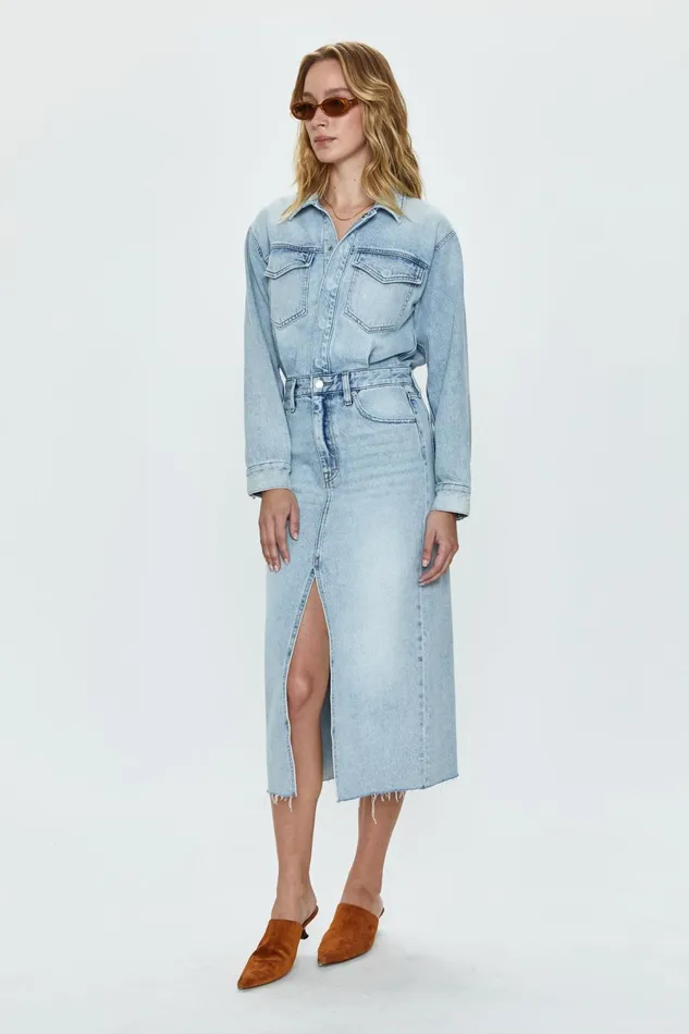 Pistola Denim Amira Midi Dress 8211 Riviera Women Denim